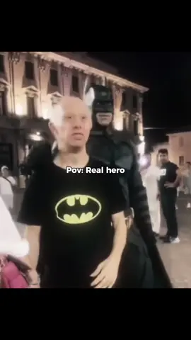 Real Hero everywhere❤️‍🩹🦇#respect #menarebrave #realhero #batman #bestmoments 