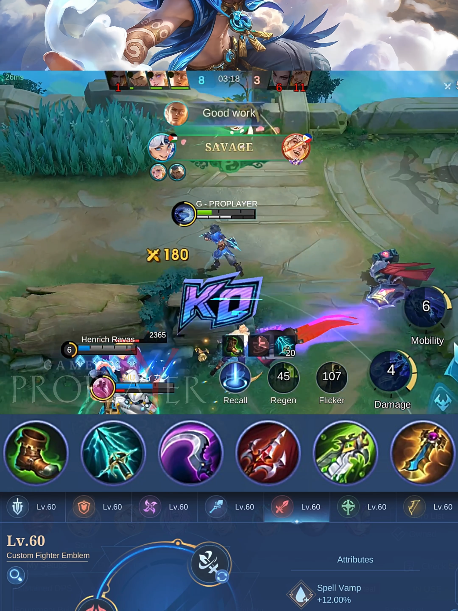 3 Minutes Savage!! Sora MLBB New Hero 100% Overpowered (Part 2) - MLBB #gameplayproplayer #sora #MLBB