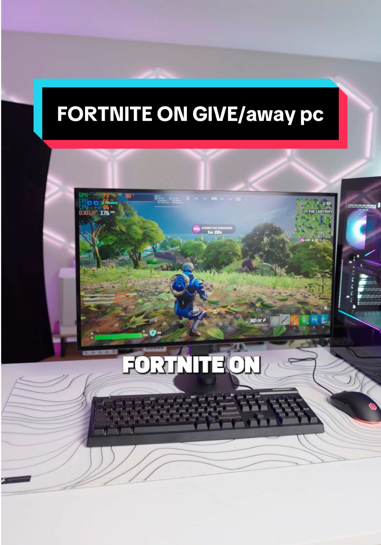 Replying to @NashTech how well Candace $1000 gaming PC run Fortnite diagram sending to one of you guys? Let’s find out how good this gaming PC is. #gamingpc #pc #pcgaming #pcgamer #fypシ 