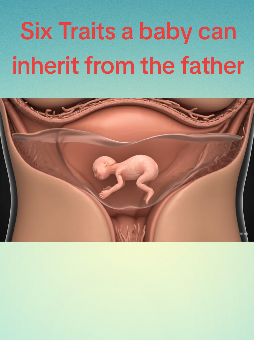 Six Traits a baby can inherit from the father 💕#pregnant #usatiktok #pregnancyjourney #expectingmoms #plzunfrezemyaccount 