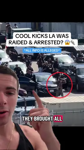 COOL KICKS LA WAS RAIDED & ARRESTED! 😱👟 #coolkicksla #coolkicks #sneakers #hypebeast #nike 