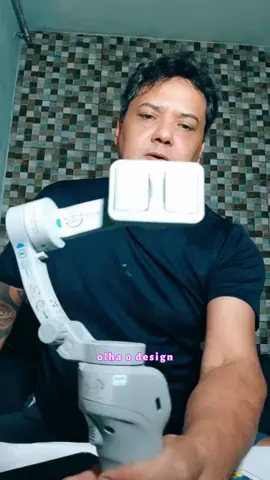 Estabilizador de Celular Gimbal Três Eixos Anti-Vibração Inteligente Cabeça de Câmera M01 para Fotografia Ao Vivo