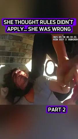 She Thought Rules Didn’t Apply… She Was Wrong #police #bodycam #foryou #cops #2 