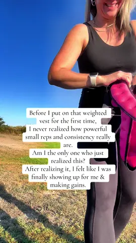 Anyone else just realize this? It’s not about perfection, it’s about consistency & showing up. 