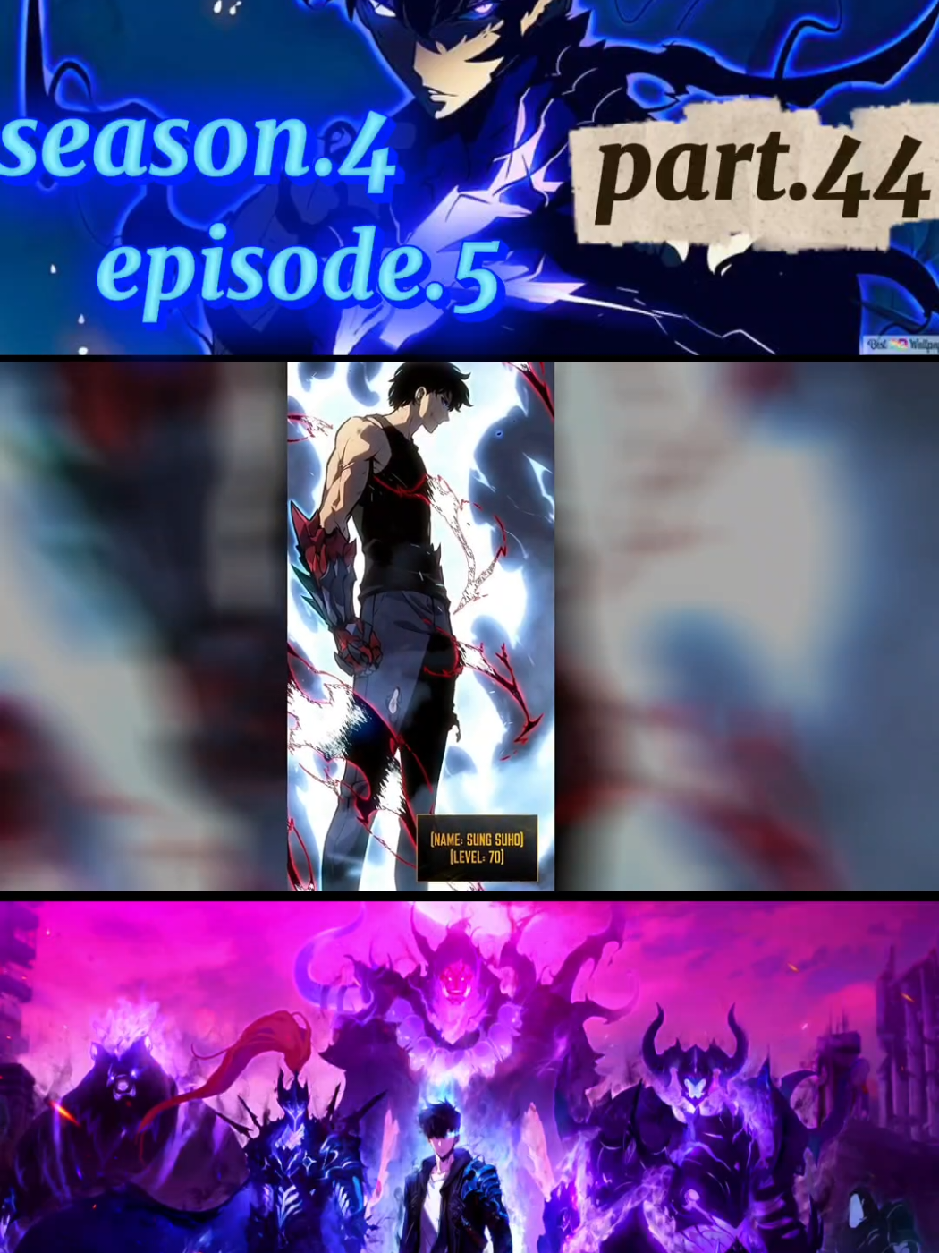 Solo leveling season 4 episode.5 part.45 #aries #Sololeveling #animeedit #anime #aura 