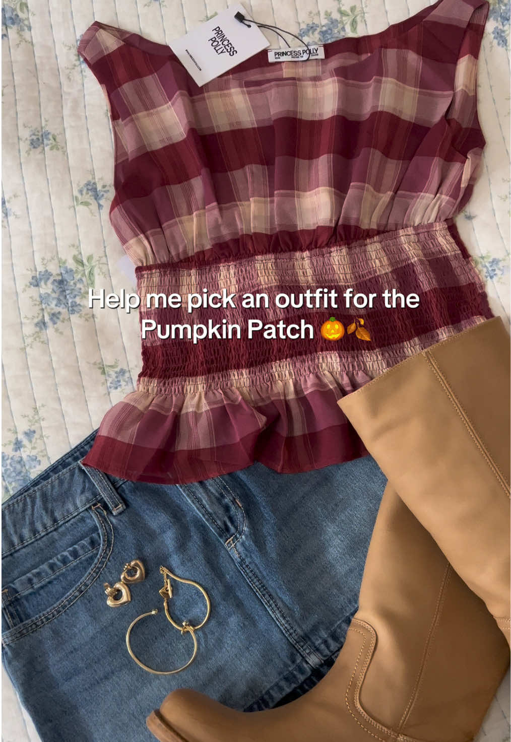 Pumpkin Patch outfit ideas 🍂#outfitideas #fallfashion #pumpkinpatchoutfit #fyp #pinterestoutfit @Princess Polly @Cider @stevemadden @Marshalls 