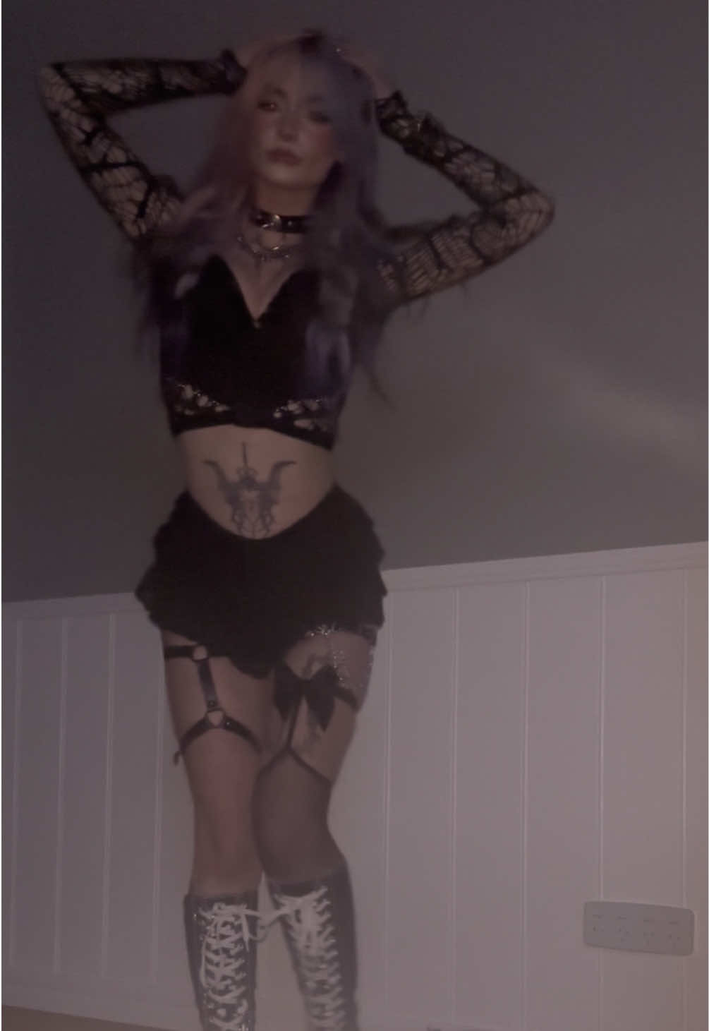 fit check for work #alt #styleinspo #altgirl #alternative #fitcheck 