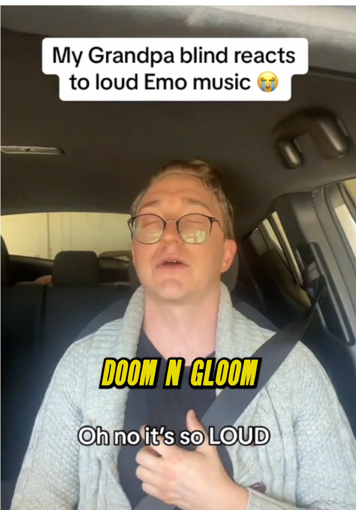 Deep down we know Grandpa loves it 💜🔥 #skit #doomngloom #emomusic
