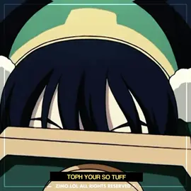 Woah this is tuff.  #fyp #anime #avatarthelastairbender #toph #xyzbca 