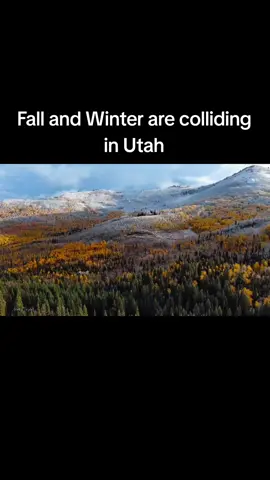 In Utah, when fall and winter collide, the landscape transforms into a breathtaking tapestry of vibrant autumn hues and the first whispers of winter’s chill. The rugged mountains, from the Wasatch Front to the red rock canyons of the south, become a canvas where fiery fall colors—blazing reds, oranges, and golds of maples, aspens, and oaks—clash and blend with the encroaching frost and snow. Crisp mornings blanket the ground with a delicate layer of frost, sparkling under the golden sunlight, while higher elevations, like the peaks of Big Cottonwood Canyon or Zion National Park, might see early snow dusting the vibrant foliage. The air carries a sharp, clean bite, mingling the earthy scent of fallen leaves with the faint metallic tang of winter’s approach. Aspens quiver in the breeze, their golden leaves shimmering against the stark white of fresh snow, creating a surreal contrast that feels like stepping into two seasons at once. In the valleys, cottonwoods glow yellow under clear blue skies, while evergreens stand resolute, their dark greens peeking through as winter asserts itself. This fleeting collision, often in late October to early November, paints Utah’s diverse terrain—canyons, forests, and alpine meadows—in a vivid, ephemeral spectacle, where fall’s warmth and winter’s chill dance in perfect, fleeting harmony.