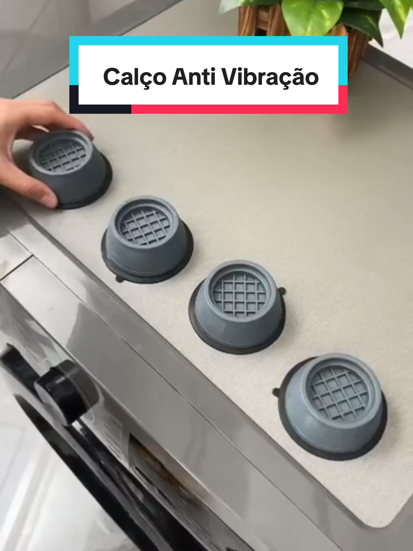 Pé Máquina Lavar Regulador Calço Anti Vibração Universa