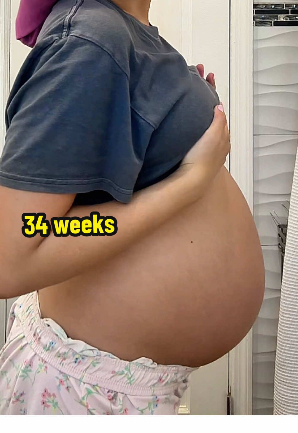 What yall think ? #34weekspregnant 