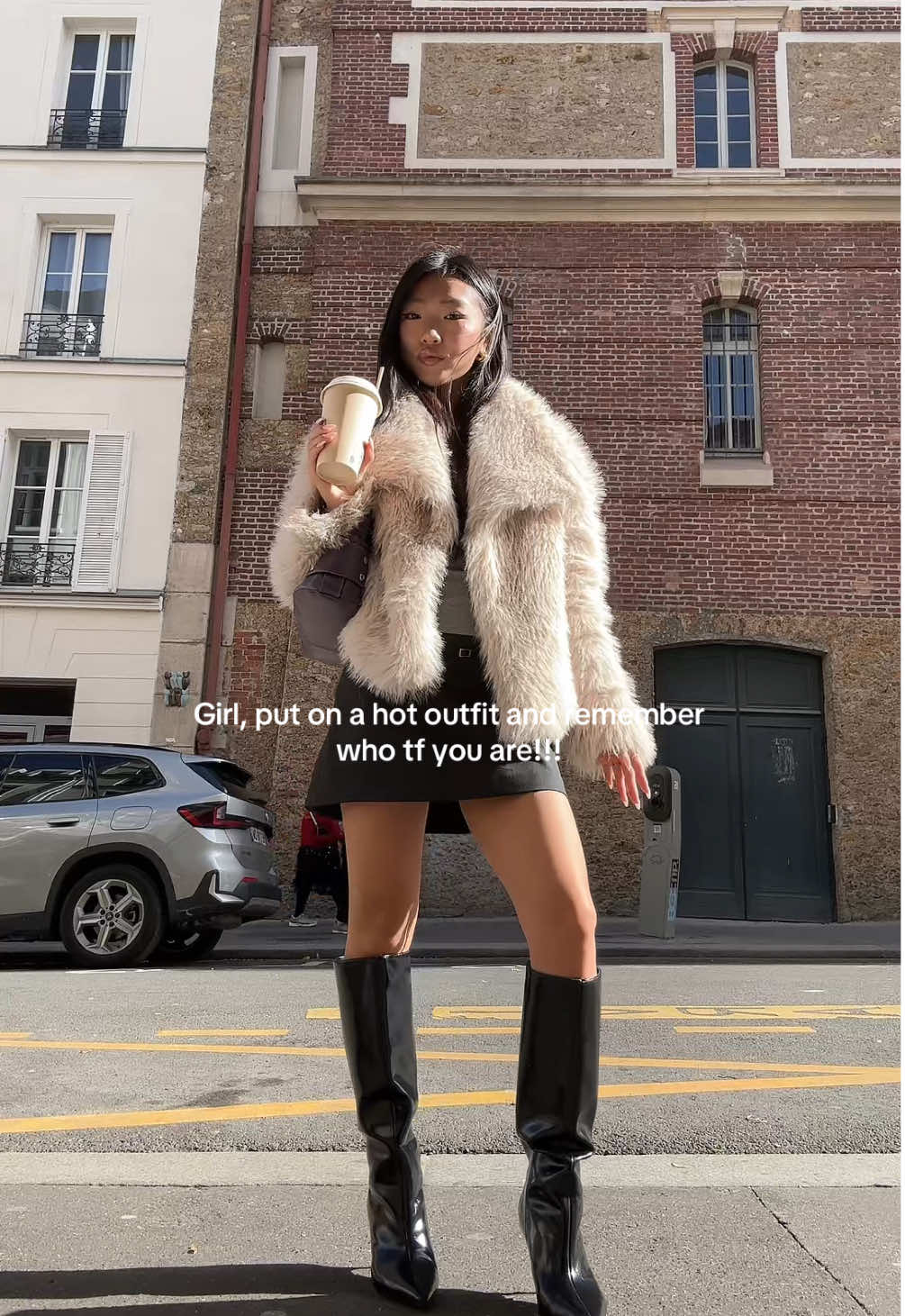 What a fashionistaaaaa #OOTD #matcharun #paris 