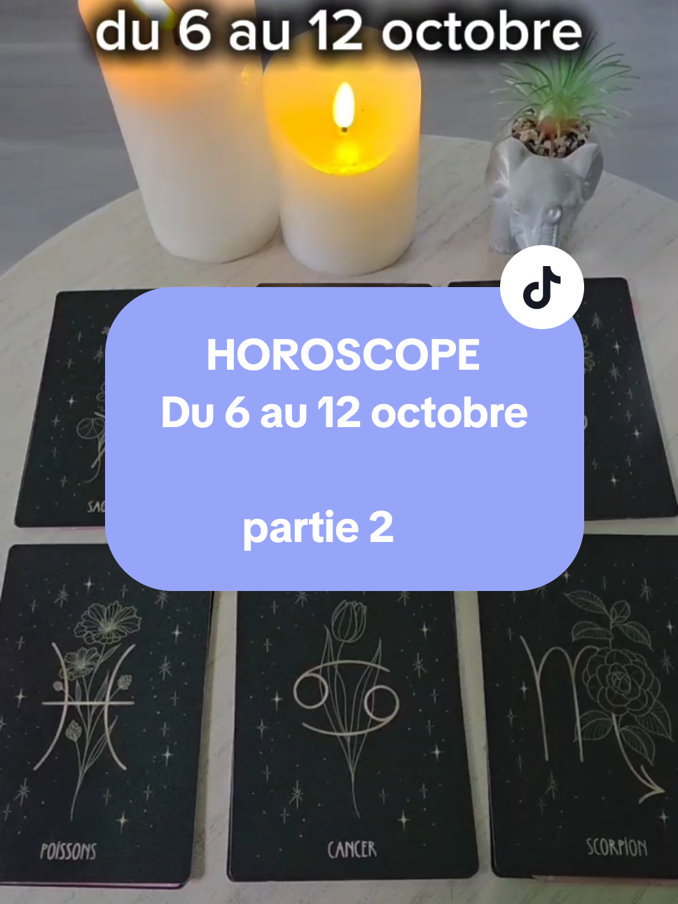 ta semaine du 6 au 12 octobre 