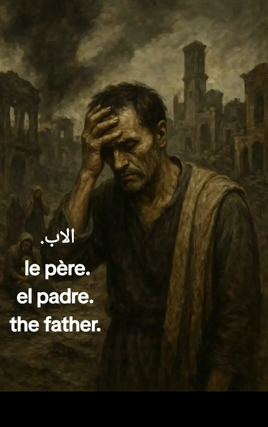 #the father's death is sadly feelings all the age.