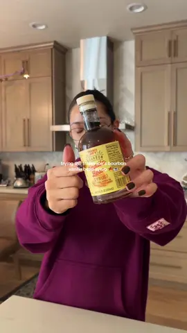 trying the new trader joe’s bourbon vanilla bean syrup 🍁☕️ #traderjoes #traderjoesfinds 