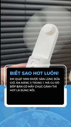Đang sale nữa kìa cả nhà ơi! #vrnews #vrtech #tiktoknews #congnghe #technology #tiktokviral #tiktokshop #tiktokgiaitri #viral #vrnetwork #trend #Tech #vrmedia #tiktoktech #quatmini #quatminicamtay #quatgoojodoq #quatcamtay #goojoddoq