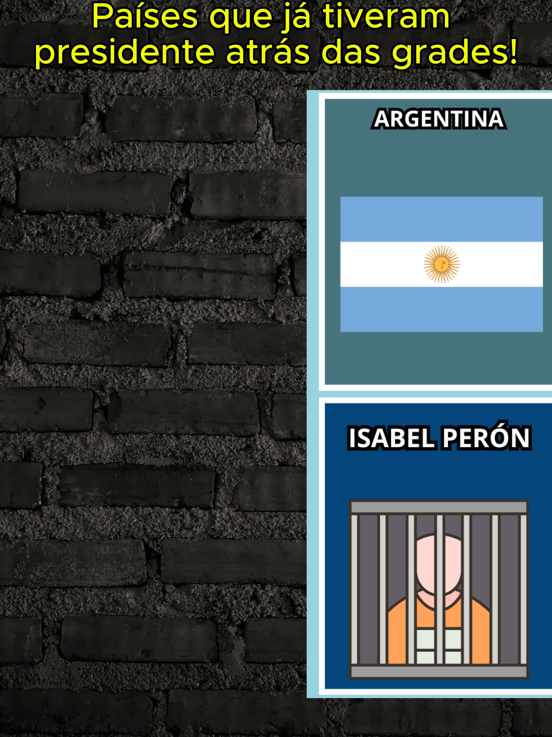 Países que já tiveram presidente atrás das grades! #presidente #preso #lula #bolsonaro