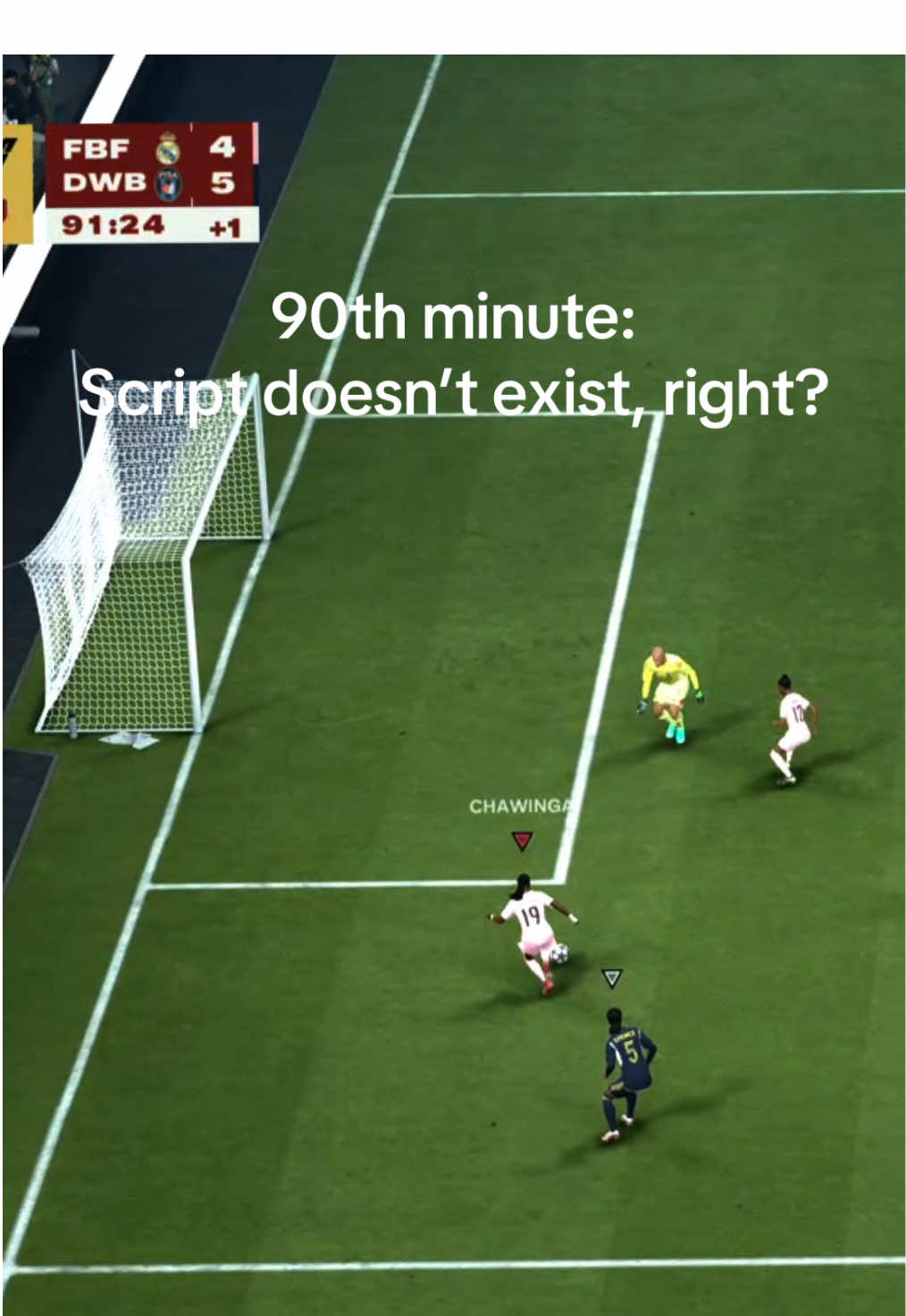 Script doesn’t exist, right EA? 🤣  #fc26 #fifa #ultimateteam #football 