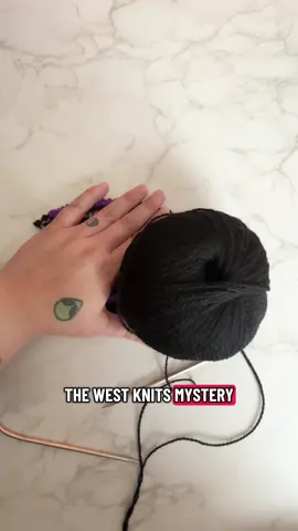 I also went with the garter stitch version because I’ve never knit brioche and didn’t want to start with this project #knittersoftiktok #westknitsmkal2025 #knitting 