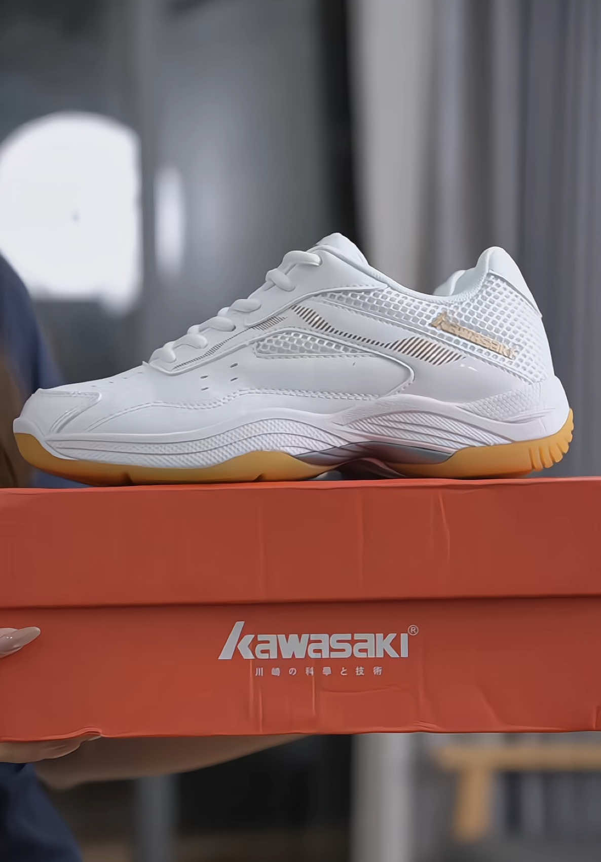 Giày cầu lông Kawasaki ⛅️ #kawasaki #thoroday #giaycaulong 
