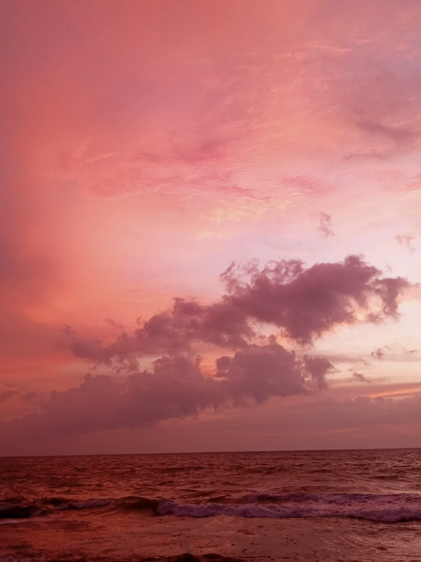 beautiful view on Anyer beach #sunset #beach #senja  #sunsetpantaianyerbanten 