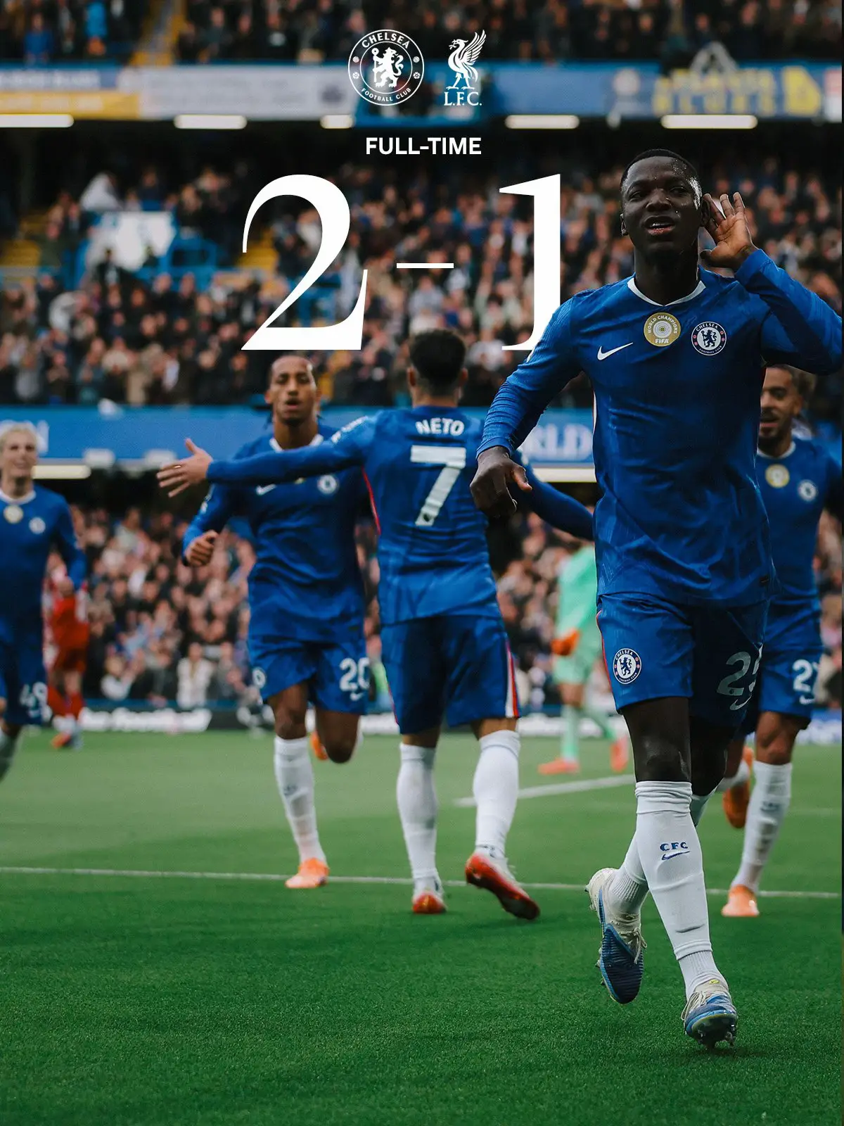 GET IN!!! 👊💙 #CFC #ChelseaFC #PremierLeague 