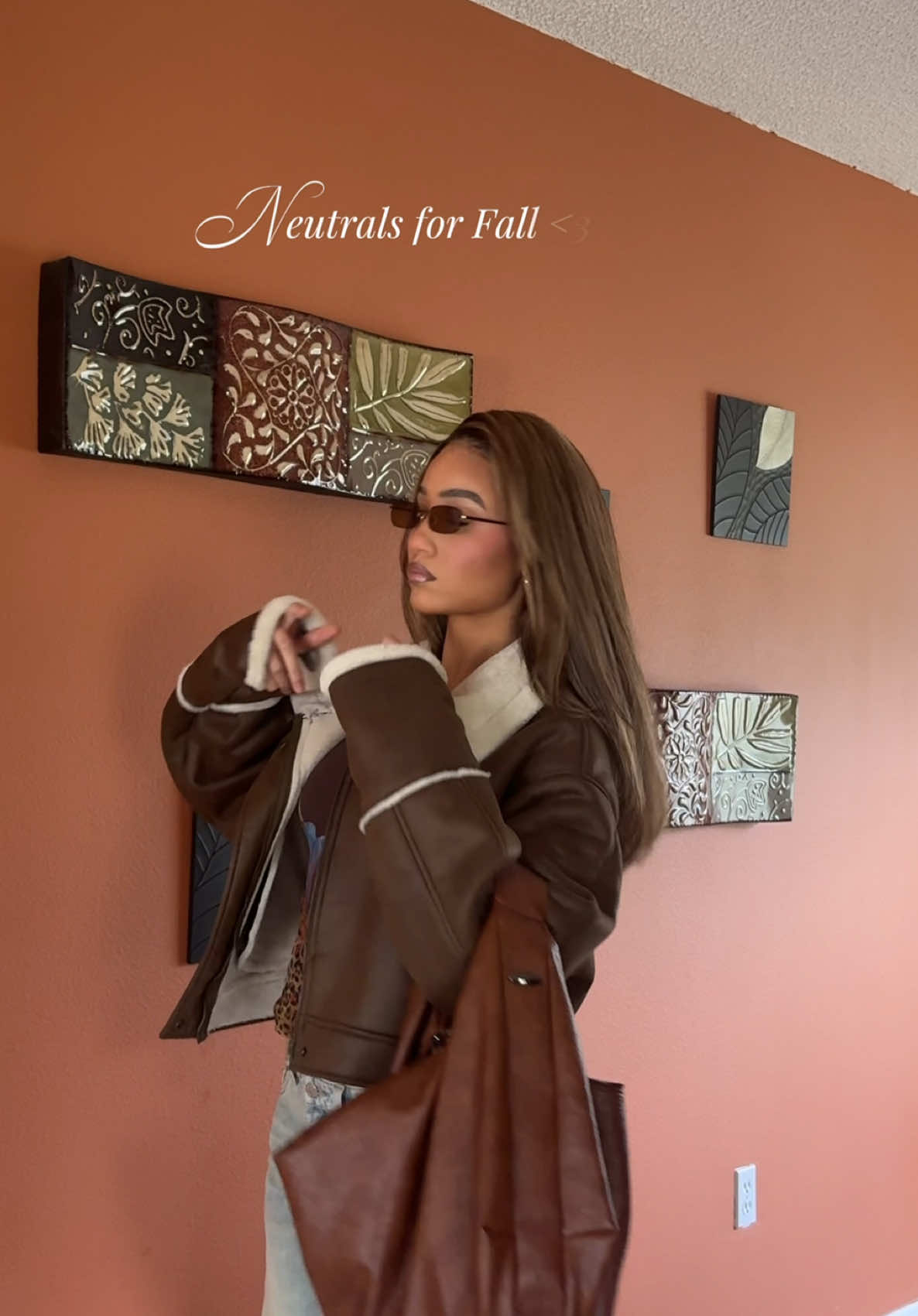 my favorite season is here <3. #fyp #neutrals #fallfashion  pants/top: @PEPPERMAYO  jacket: @asos 