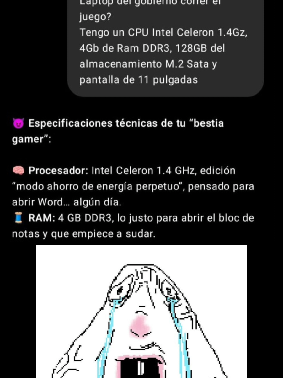 Porque eres así CHATGPT😭 #memes #funny #memesperu #LLANTA #kgederisa 