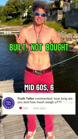 100% natural. No shortcuts. No regrets. Just consistency and time. #MensHealth #fyp #FitnessOver60 #IntermittentFasting #NaturalBody