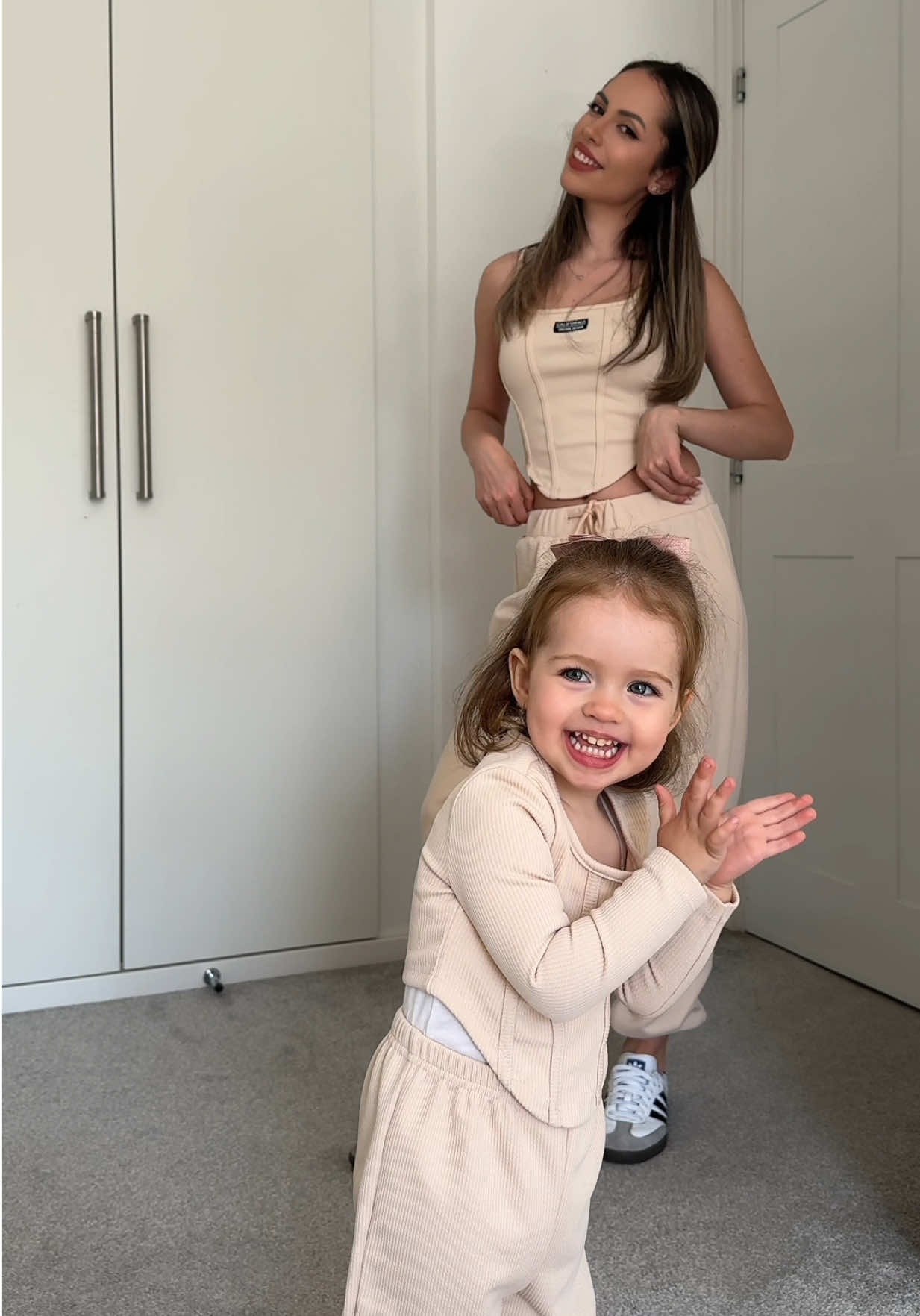 Twinning for two years already 🥹 #matchingoutfits #ootdbaby #toddleroutfit #ootdtoddler #mumanddaughter 