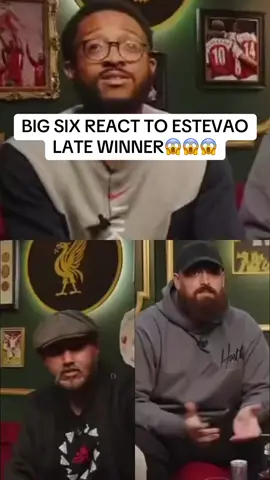 Big 6ix react to willian estevao’s late winner in chelsea’s 2-1 win over liverpool  #chelsea #liverpool #premierleeague #football #fyp 