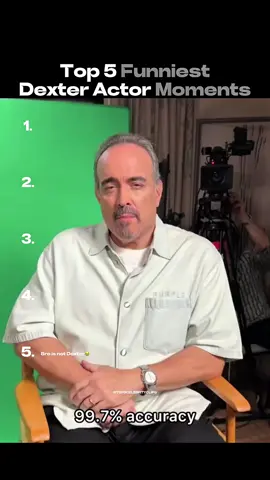 TOP 5 FUNNIEST DEXTER ACTOR MOMENTS🤣 #dexter #funny #lmao #top5 #comedy 