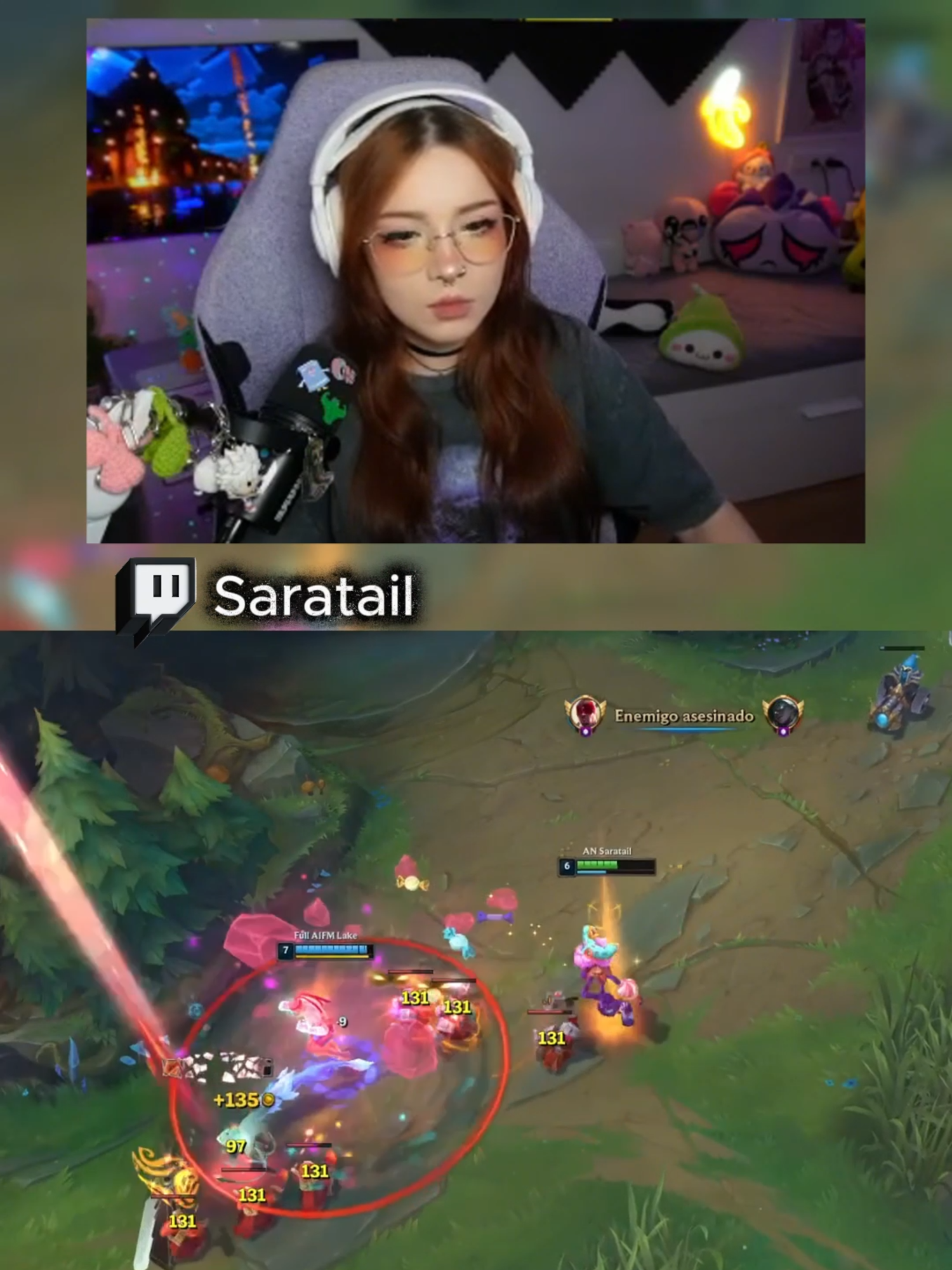 Por fin atinó una Q 😎​ #Saratail #flypシ #leagueoflegends#Ivern #twich#paratii