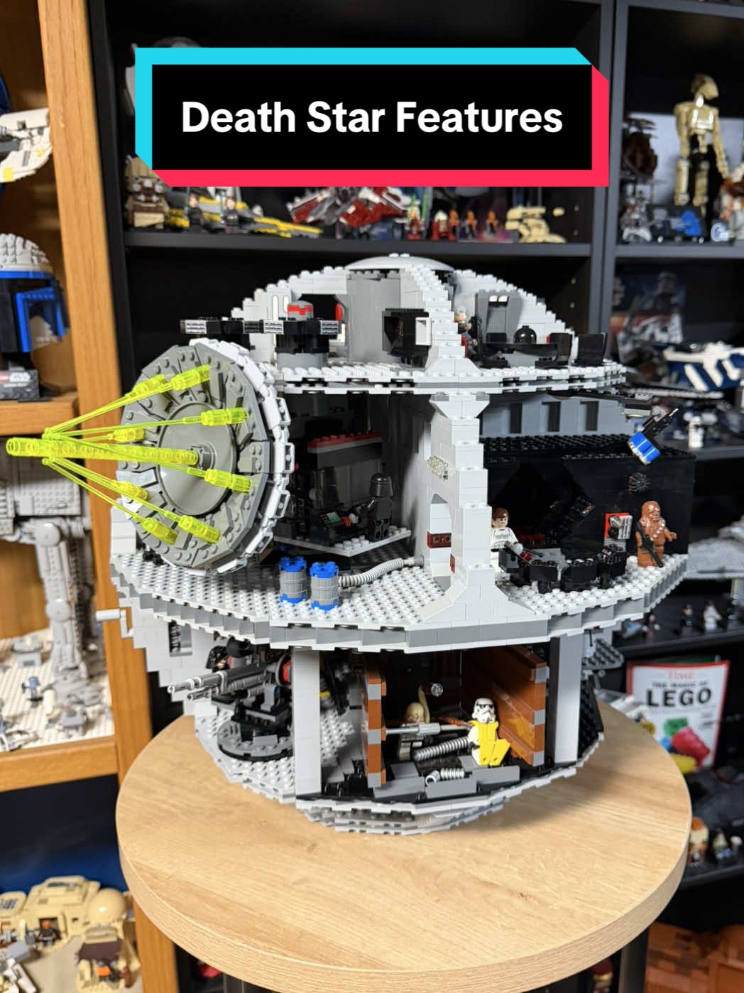 Every Lego Death Star feature!🤩 which one is your fav? #lego #legostarwars #starwars #legodeathstar #afol 