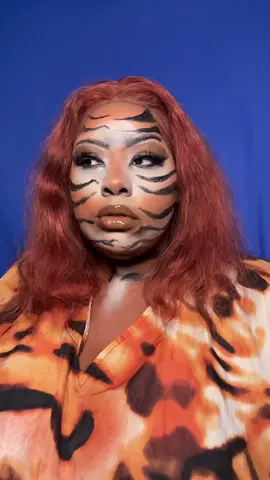 Day 4 of #31daysofhalloween #fy #halloweenlook #tiger #fyp 