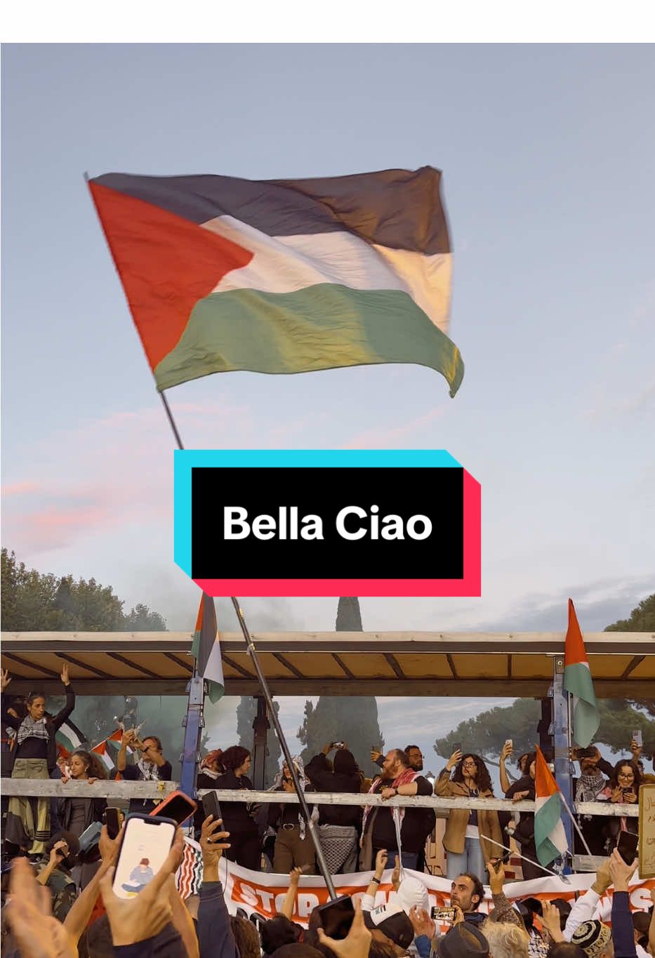 Bella Ciao 🇵🇸 #Palestine #Roma #Italy #Viral 
