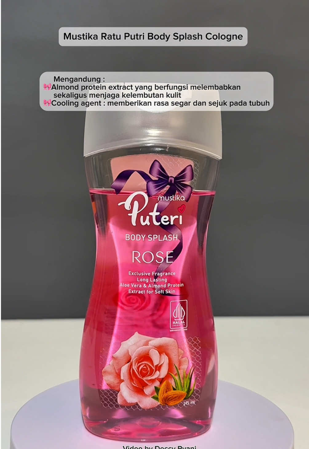 Body splash cologne andalan aku sejak dari zaman bocil sampe sekarang ga pernah berubah kualitasnya, tetap juara 🥇 #bodysplash #mustikaratu #mustikaputeri #parfumputeri #puteribodysplash 