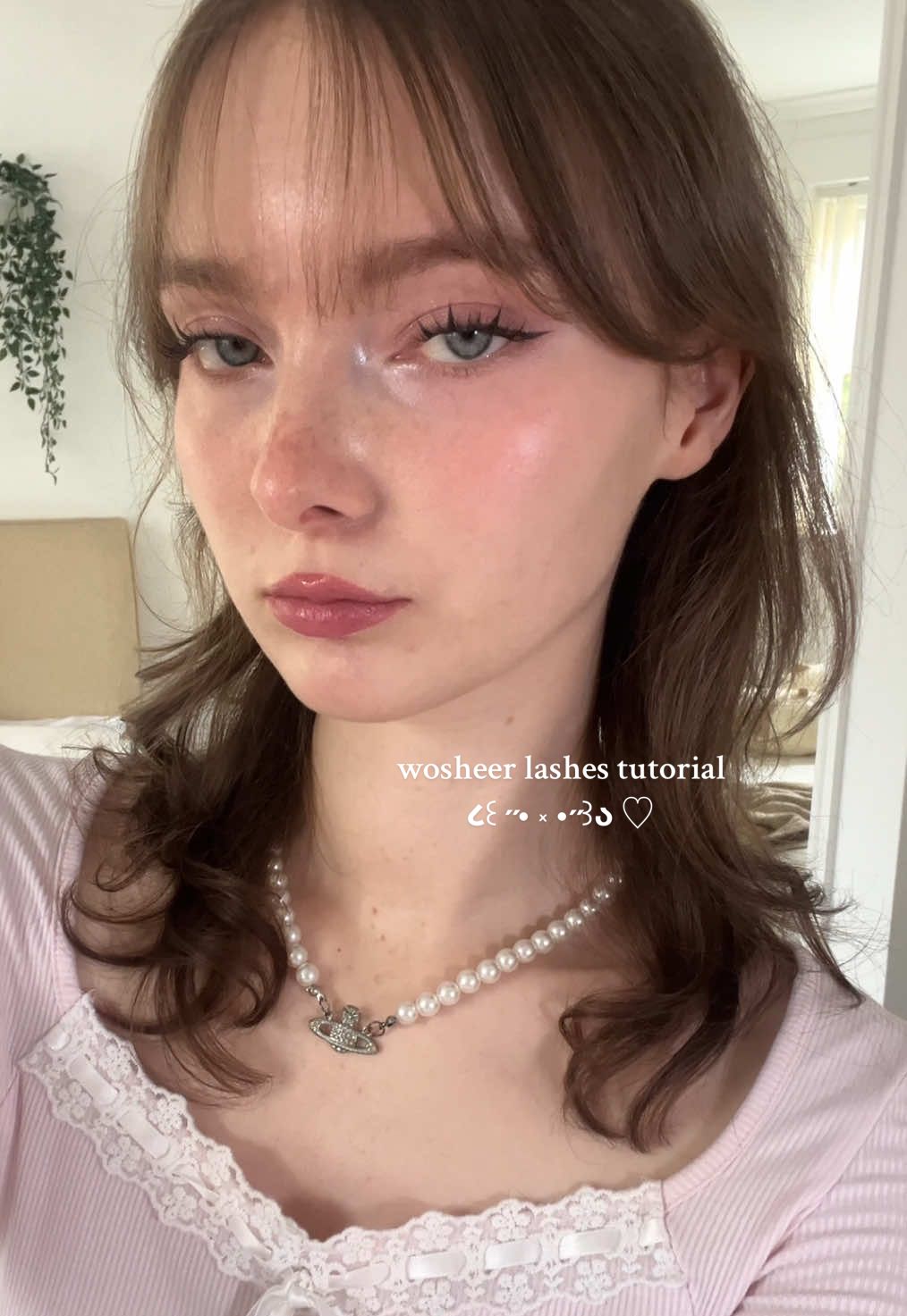 here’s the tutorial ૮꒰ ˶• ༝ •˶꒱ა ♡ @WosheerBeauty #wosheerlashes #diylashes #mangalashes #lashtutorial #eyelashes 