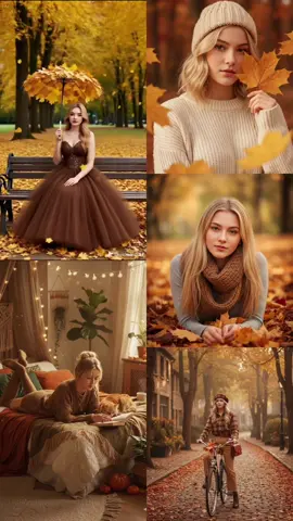 Gemini AI Autumn Prompt 🍂✨ I asked Gemini AI to create the perfect autumn aesthetic — cozy, golden, and dreamy. ☕🍁 Here’s the result! Would you try this prompt? 👇 Prompt: Create an ultra-realistic autumnal cinematic portrait of a young woman, based on the photo I uploaded as a reference. Her facial features remain unchanged. She wears a thick cream-colored knit sweater and beanie, framed by large golden maple leaves, with some leaves blurred in the foreground for depth. A leaf partially covers her face as she gazes with sweetness, serenity, and sincerity. Her short, wavy blonde hair and clear, radiant complexion enhance her natural charm. #GeminiAI #AestheticPrompt #AutumnAesthetic #FallVibes #AIGenerated 
