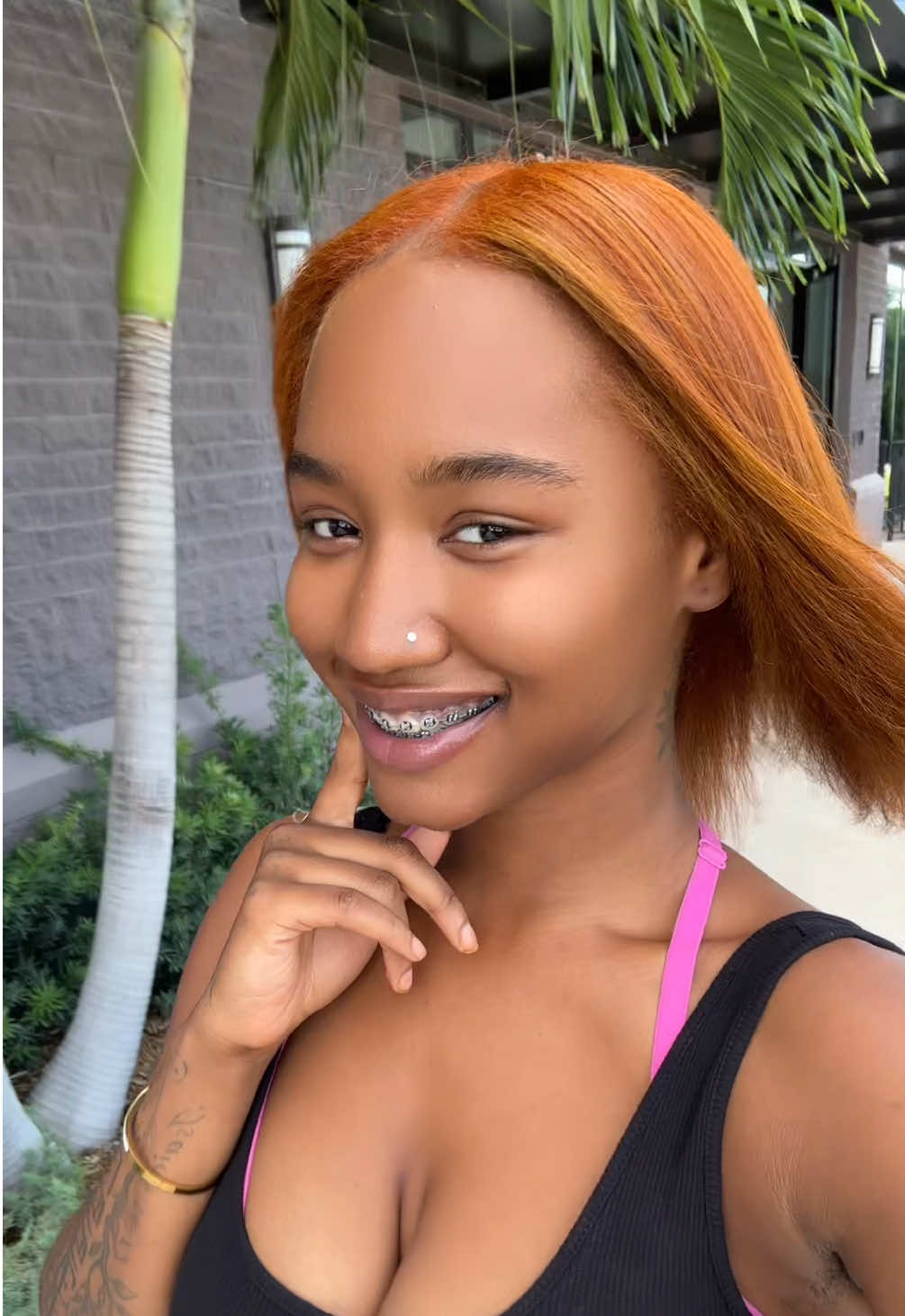 Welcome me to the ginger community 👩🏽‍🦰 ahhhh 🤪 #fyp #ginger #fall #gingerhair #viral 