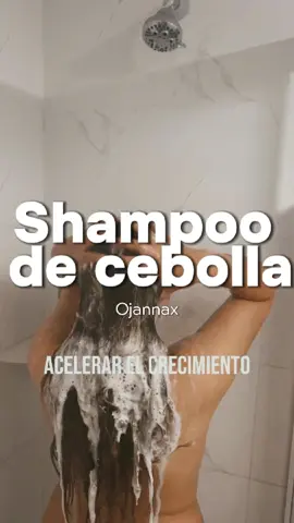 Lanzamiento de shampoo de cebolla