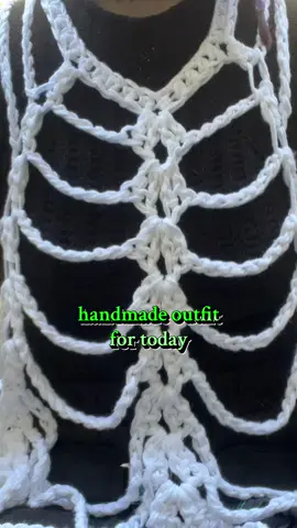 I love Oingo Boingo  #fiberart #knittok #knitting #wheelchairuser #fitcheck 
