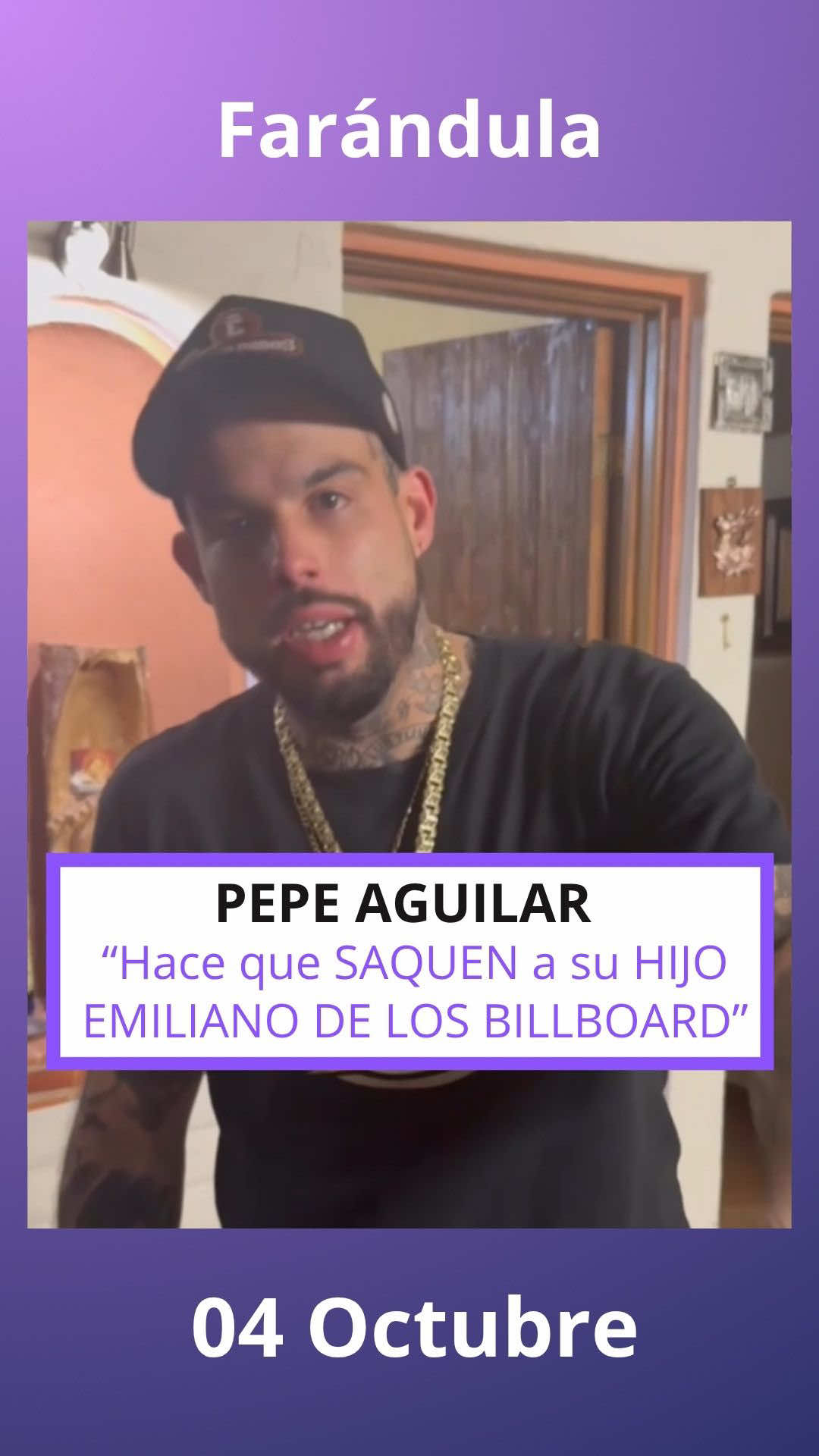Emiliano Aguilar no irá a los BILLBOARD #emilianoaguilar #pepeaguilar #billboard 