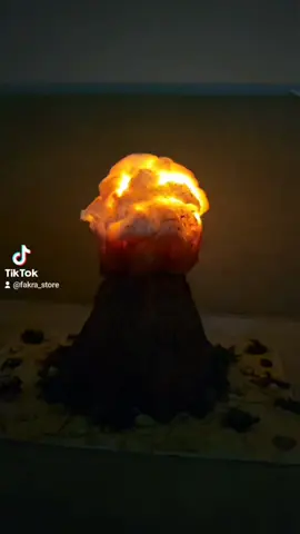 #مجسم #بركان #عمل #توزيعاتي 