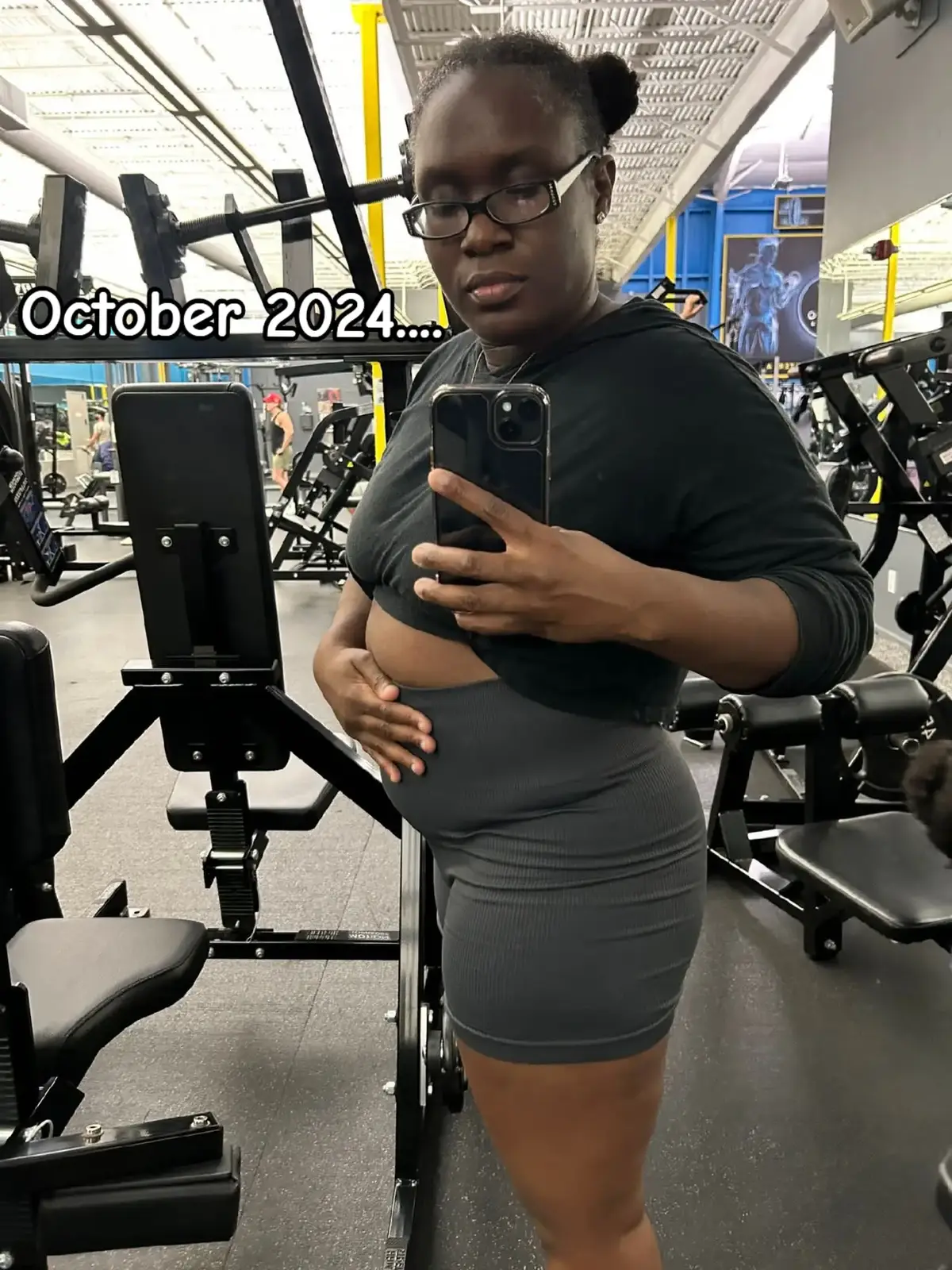 October 2024 is definitely not the same as October 2025 me....I am capable of all things through HIM! I can do whatever I put my mind to remember that!  #growthjourney #gymgirlie #ididthat #becomingher 