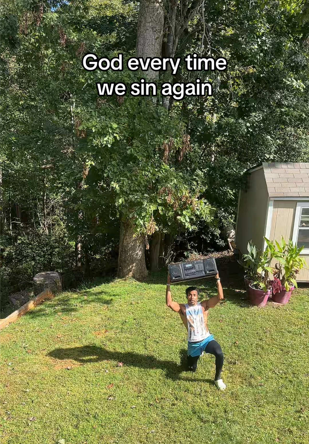🥹 He loves us so much fr tho… #fyp #funny #christianhumor #relatable #fyppppppppppppppppppppppp 