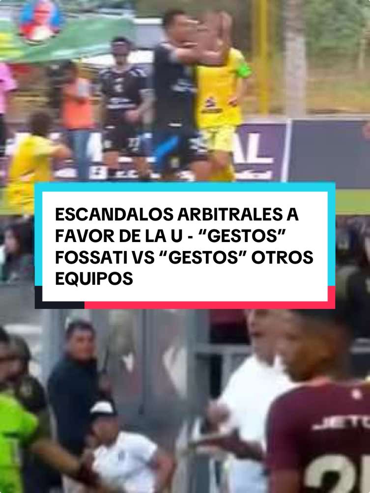 ESCÁNDALOS ARBITRALES A FAVOR DE UNIVERSITARIO PARTE 2 - PRESUNTO GESTO “ESTAS COBRANDO” - MISMO ÁRBITRO, DOBLE CRITERIO. #juanpabloll #conar #lozano #liga1betsson #fossati 