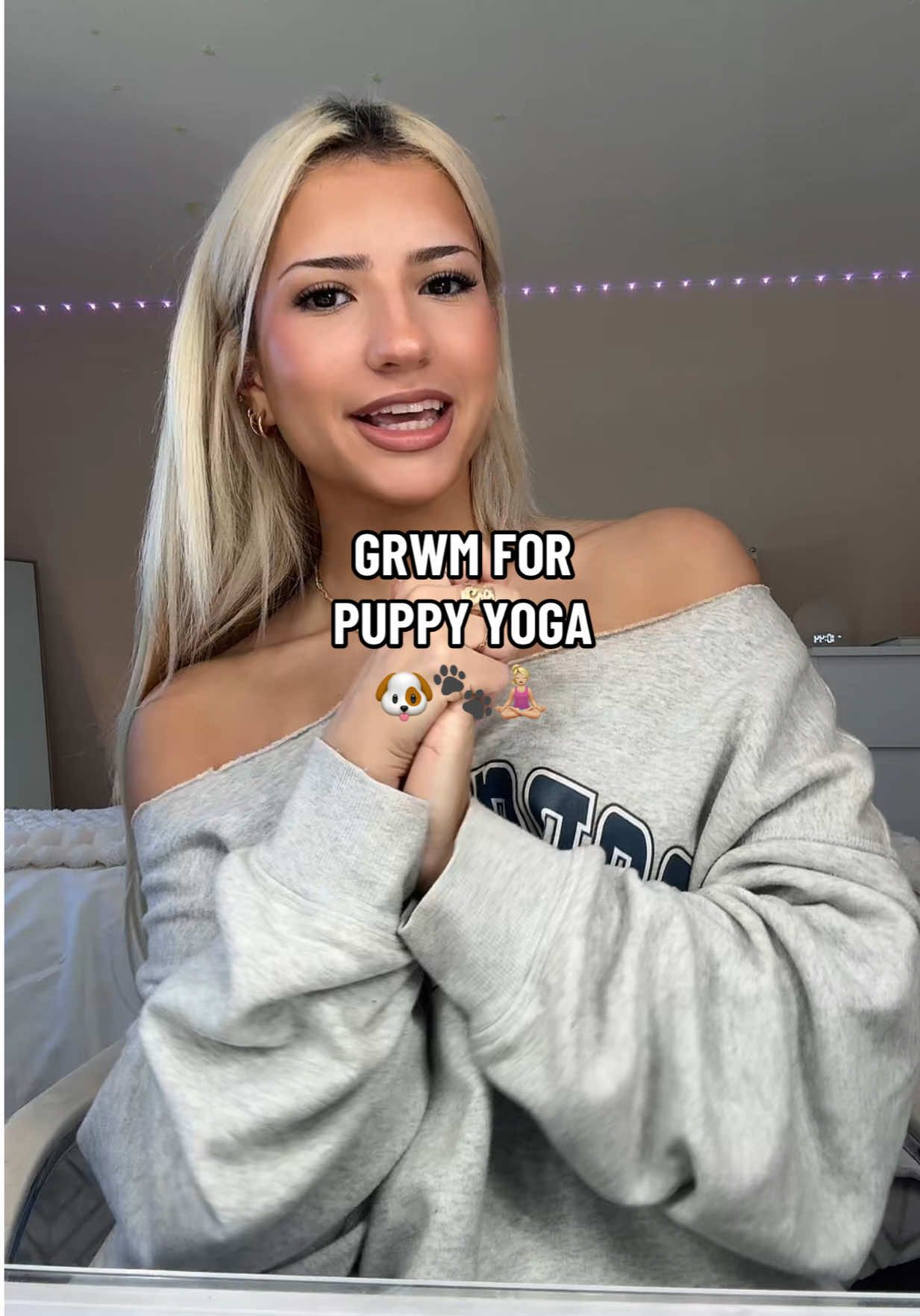 Obsessed w my fit #grwm #OOTD #puppyyoga 