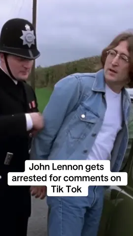 John Lennon gets arrested for comments on Tik Tok. #fyp #foryoupage❤️❤️ #starmer #johnlennon #thebeatles 